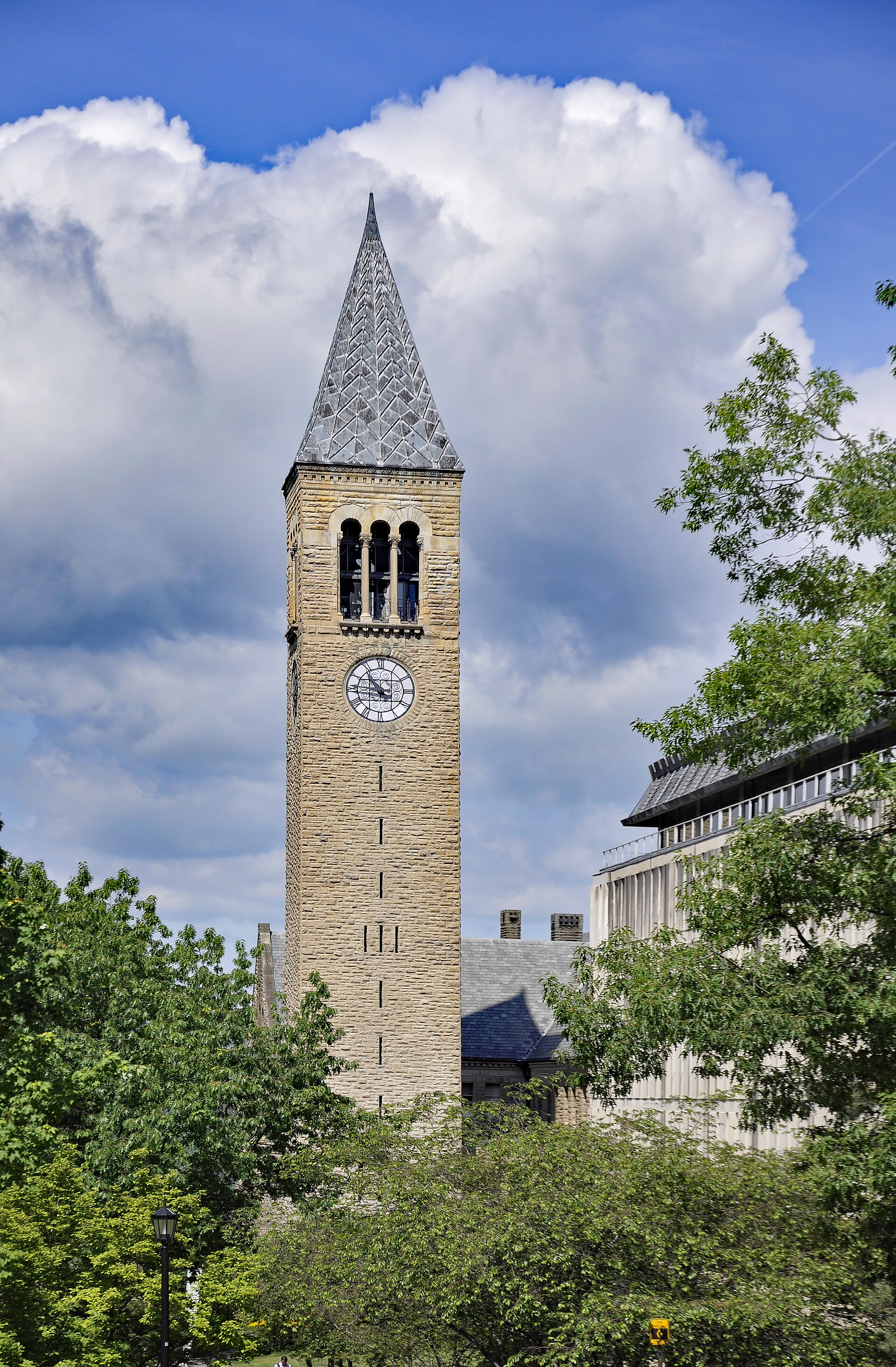康奈尔大学伊萨卡校区 McGraw Tower 实景